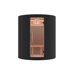 Sauna Moon Infrar&oslash;d Rund 4 pladser Sort Holls